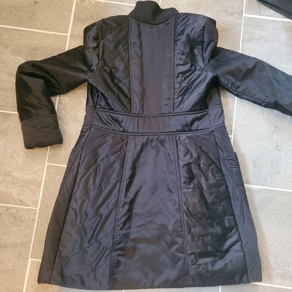 MARC by MARC JACOBS black quilted puffer midi buttons knit size XS - Picture 4 of 5